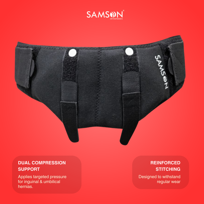 Ceinture herniaire | Soutien ajustable pour soulager la hernie et favoriser la récupération post-opératoire