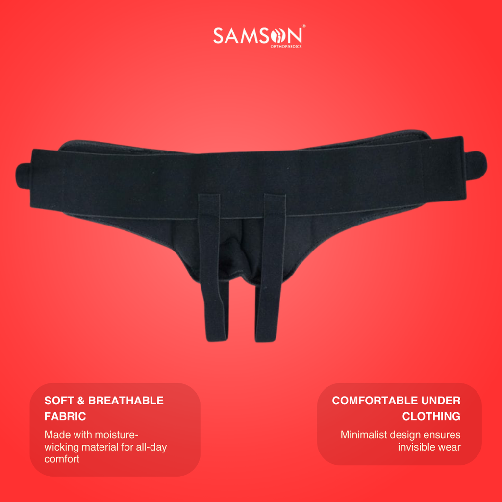 Ceinture herniaire | Soutien ajustable pour soulager la hernie et favoriser la récupération post-opératoire