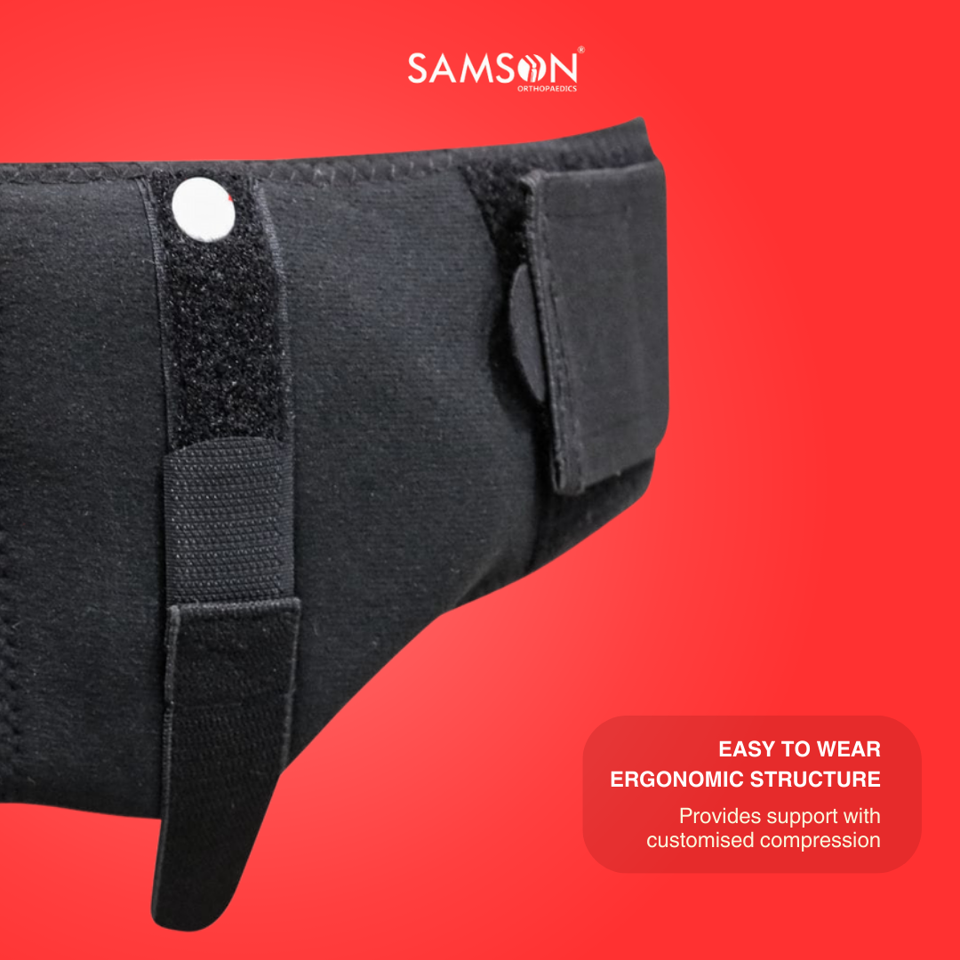 Ceinture herniaire | Soutien ajustable pour soulager la hernie et favoriser la récupération post-opératoire