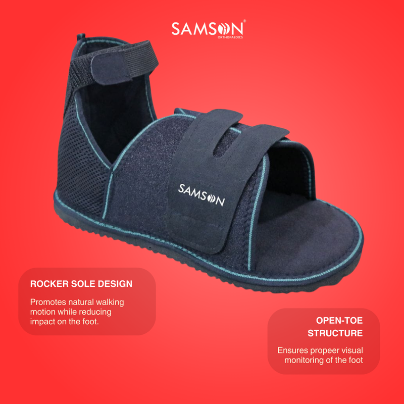 Chaussure plâtrée | Support orthopédique pour la récupération après une fracture et la protection contre les blessures