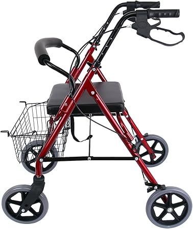 Rollator pliable léger en aluminium