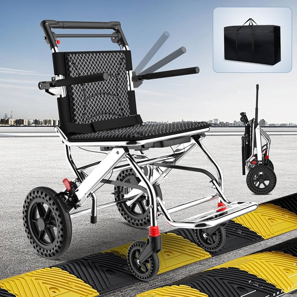 Fauteuil roulant léger pliable