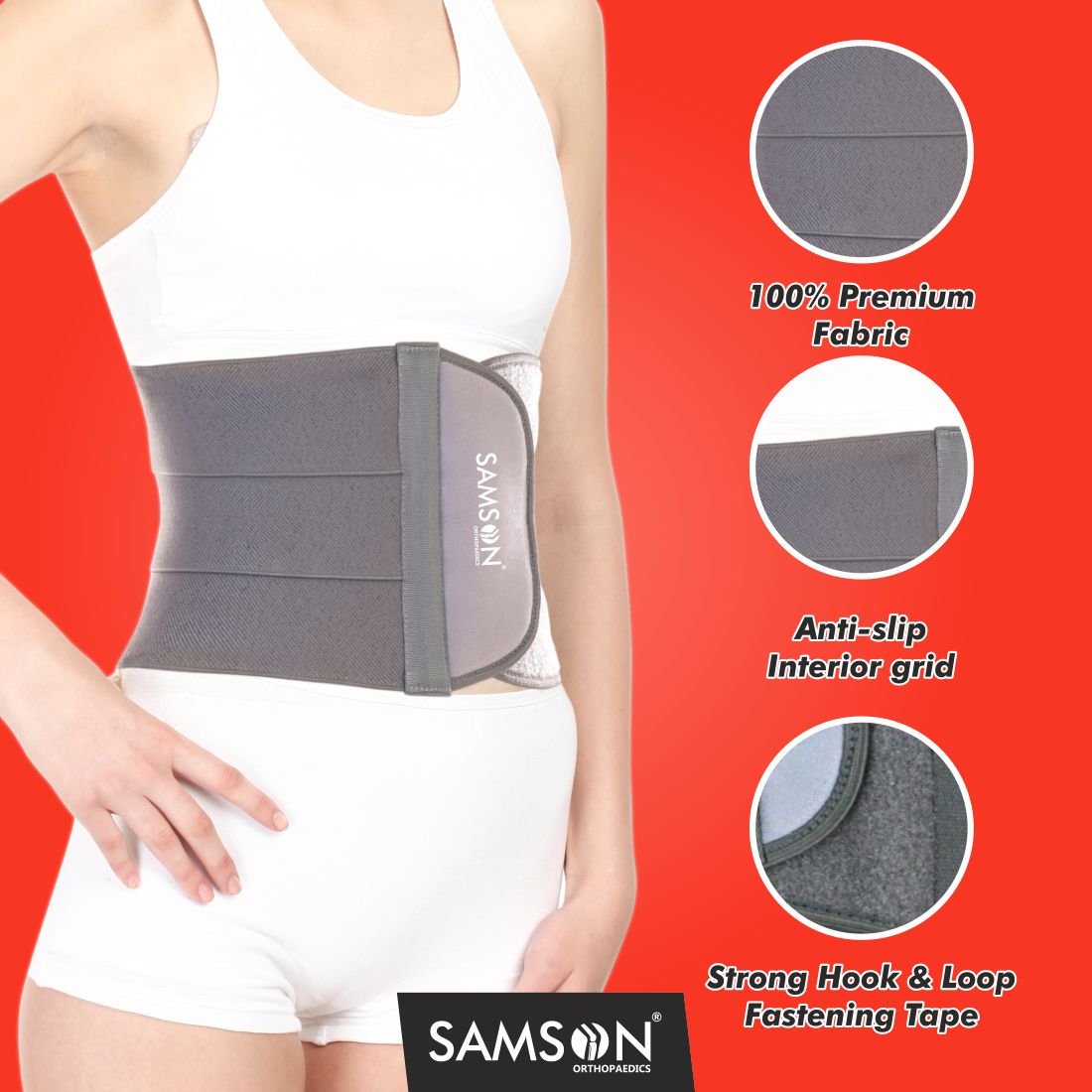 Ceinture abdominale pour un soutien quotidien des abdominaux et du dos