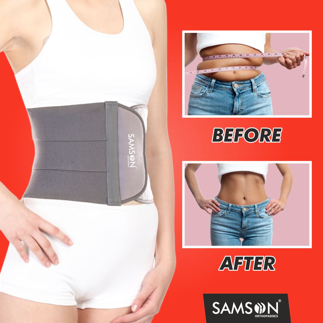 Ceinture abdominale pour un soutien quotidien des abdominaux et du dos