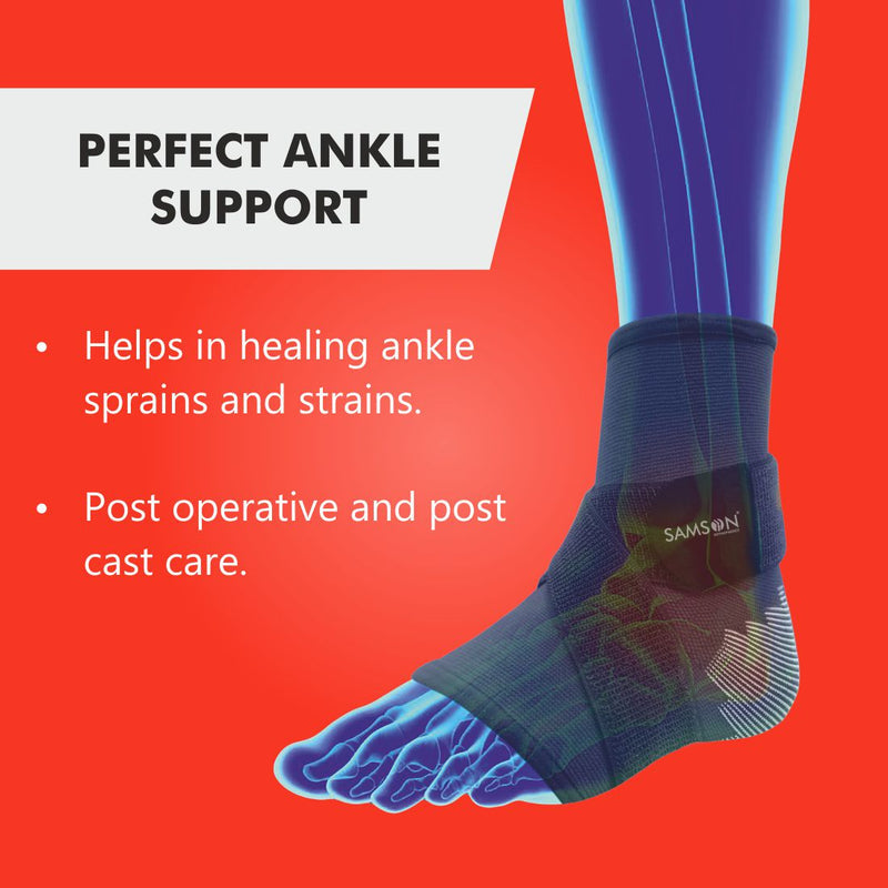 Cheville avec bandage compressif | Compression pour entorses, soulagement de la douleur et soins post-plâtre