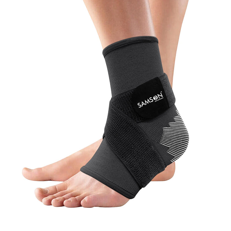 Cheville avec bandage compressif | Compression pour entorses, soulagement de la douleur et soins post-plâtre