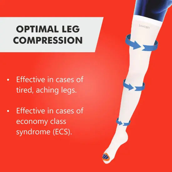 Bas anti-emboliques/cuisses hautes pour TVP (paire)