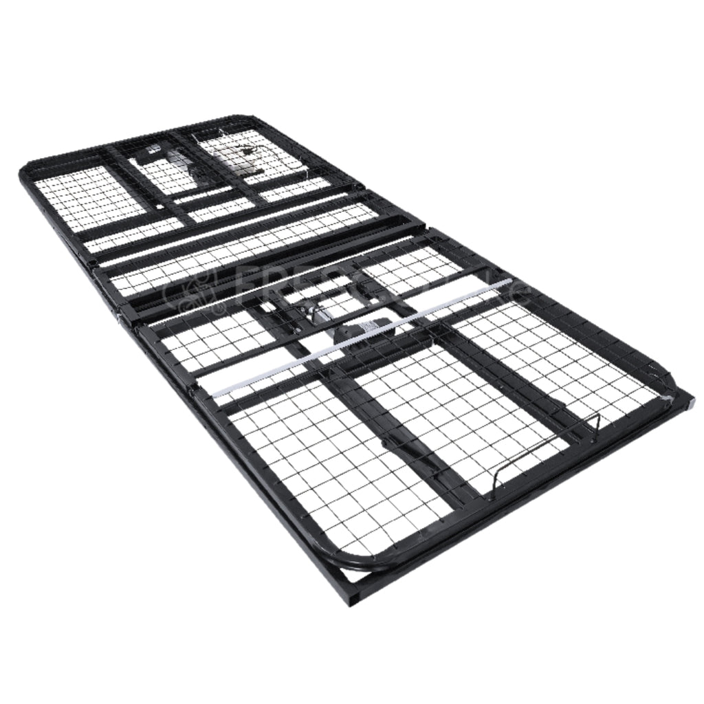 Lit électrique pliant relevable avec dossier et repose-pieds réglables