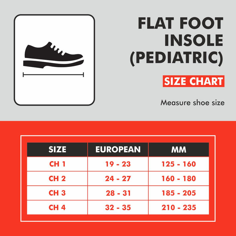 Semelles orthopédiques pour pieds plats chez l'enfant (paire)