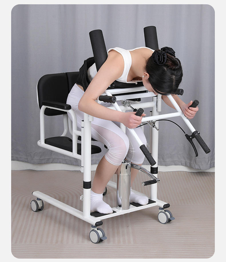 Chaise de Transfert Médicale – Déplacement Sécurisé Lit, WC & Fauteuil