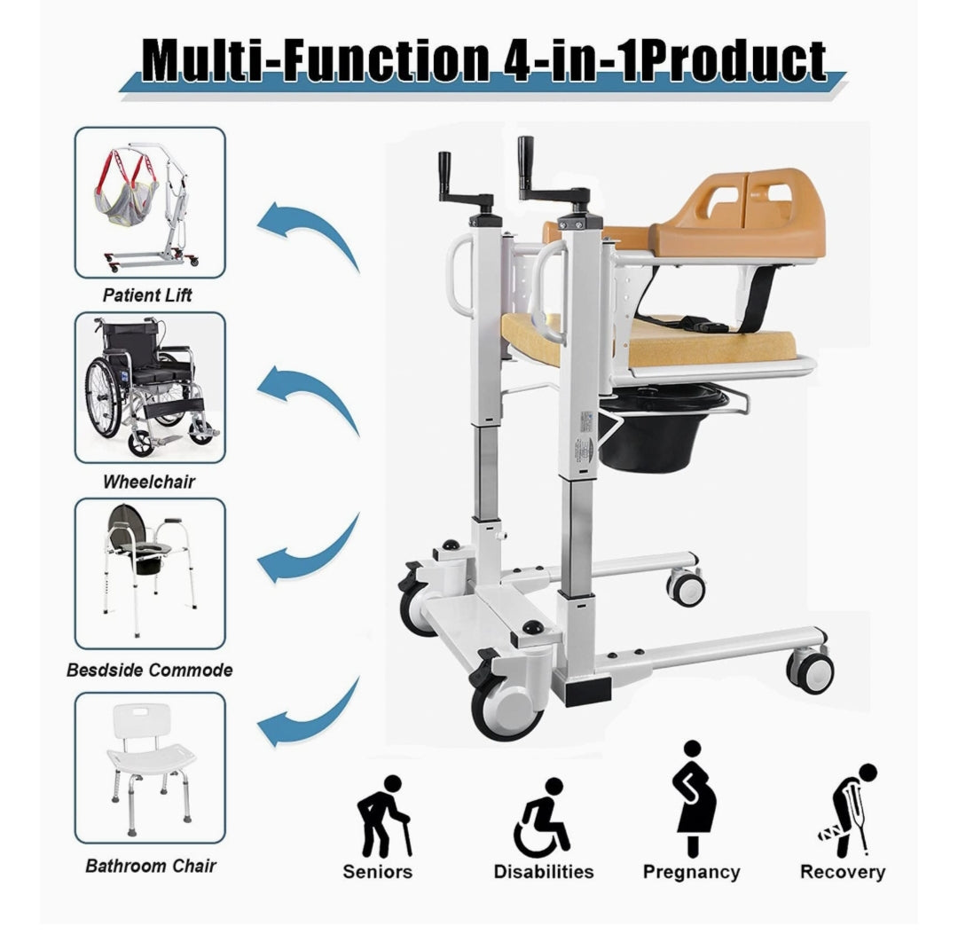 Chaise de transfert malade