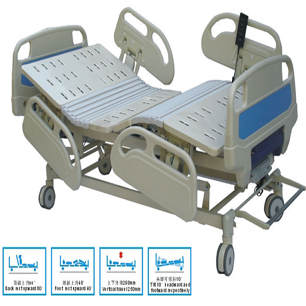 lit de reanimation electrique 5 positions