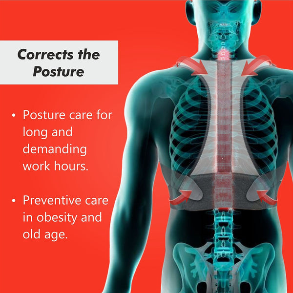 Ceinture correctrice de posture | Soutien de la colonne vertébrale et du corps pour les douleurs au dos, aux épaules et à la nuque