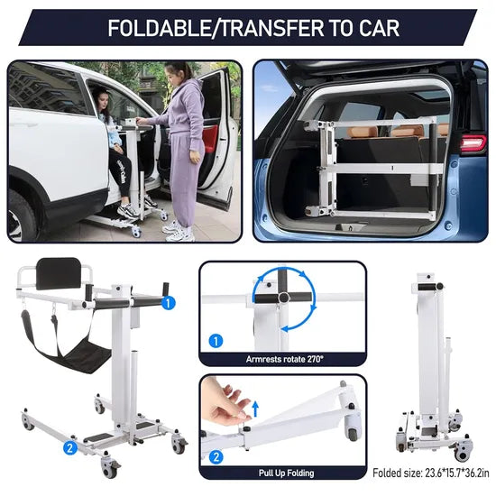 Chaise de Transfert Voiture – Solution Facile pour Monter en Voiture sans Effort