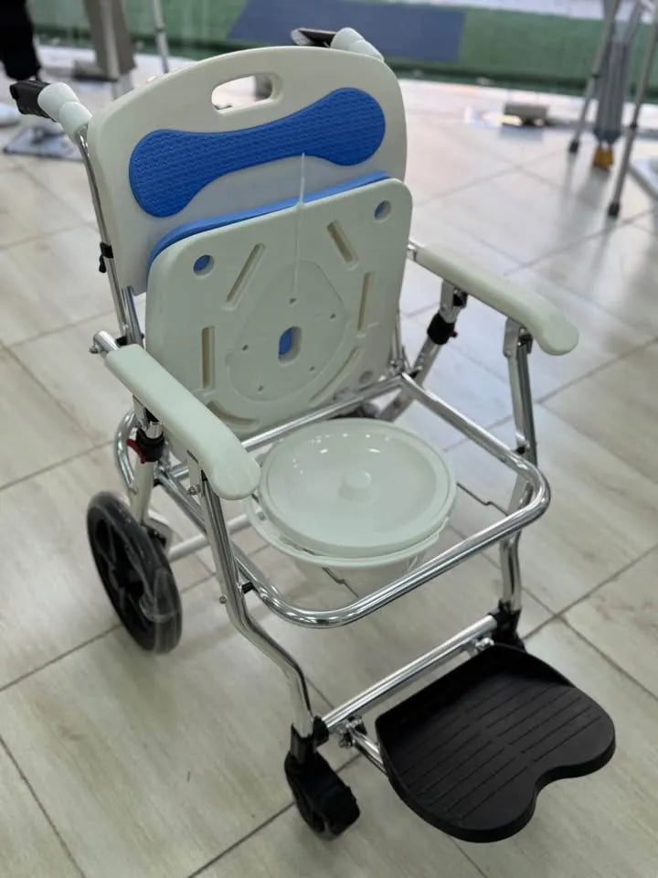 chaise de douche roulante multifonction