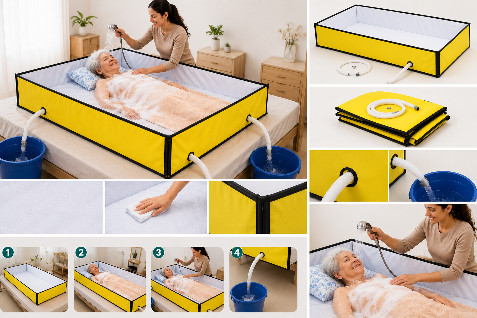 bain de douche pour enfant et adulte